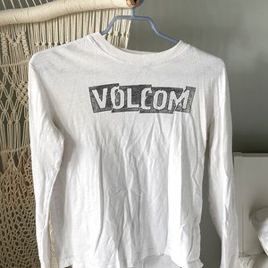 White Volcom Long Sleeve